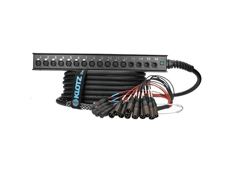 Klotz SLW124XE10 StraightLink 16 channels 12/4 XLR single ground 10m 
