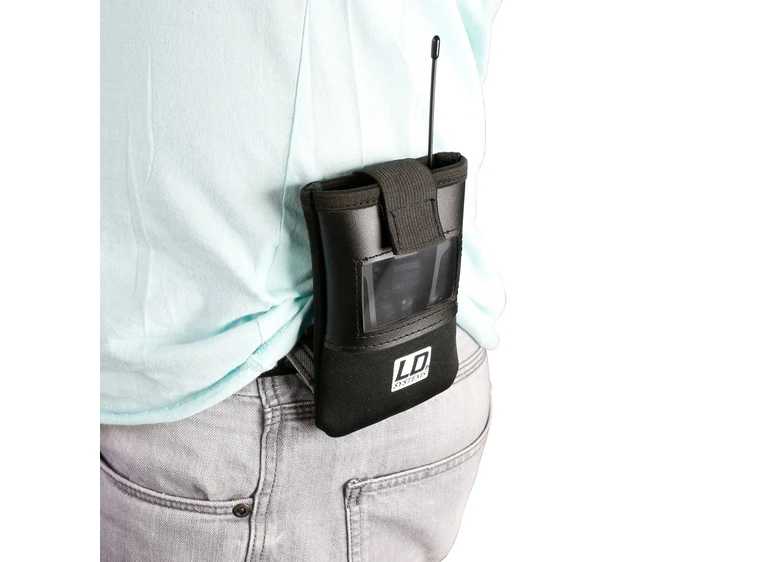 LD Systems BP POCKET 2 Bodypack Transmitter Pouch w/Transparent Window 