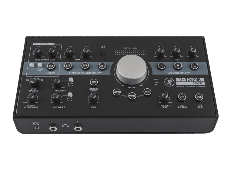 Mackie BigKnob Studio+ 4x3 studio monitor contr, 192kHz,USB I/O 