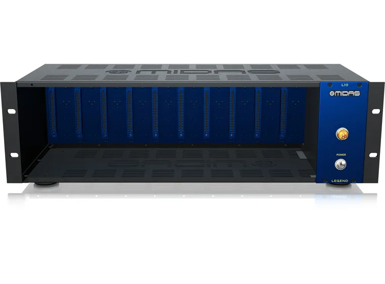 Midas LEGEND L10 500 Series Rackmount Chassis for 10 Modules 