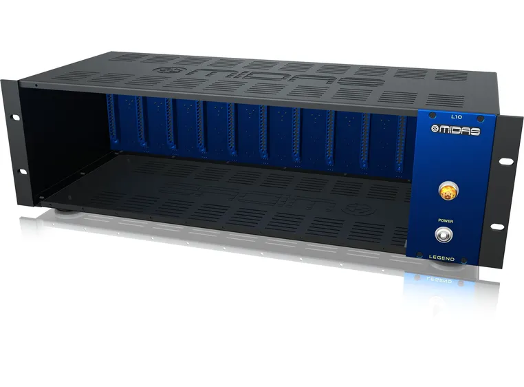 Midas LEGEND L10 500 Series Rackmount Chassis for 10 Modules 
