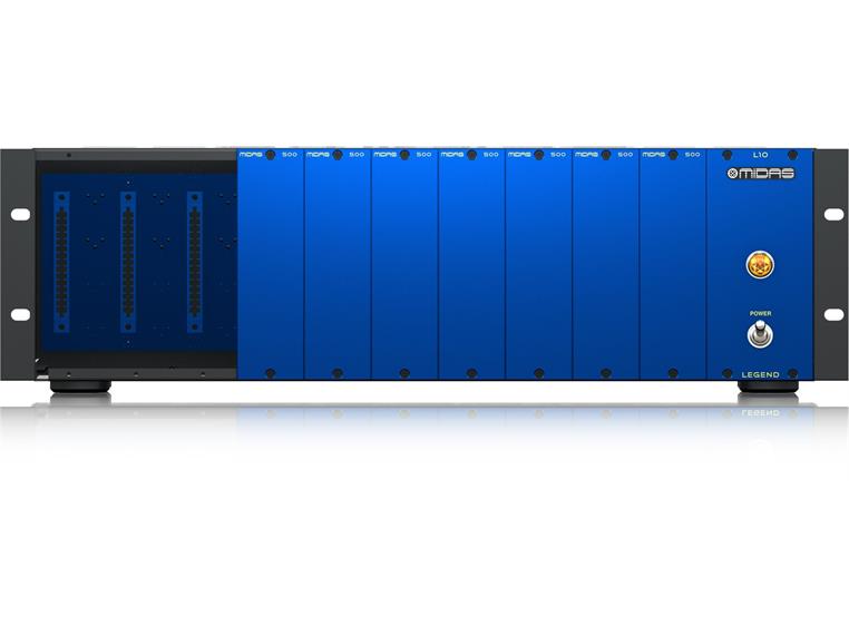 Midas LEGEND L10 500 Series Rackmount Chassis for 10 Modules