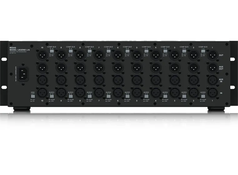 Midas LEGEND L10 500 Series Rackmount Chassis for 10 Modules 