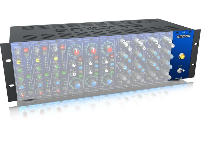 Midas LEGEND L10 500 Series Rackmount Chassis for 10 Modules 