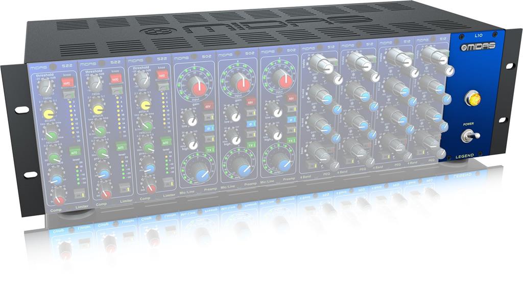 Midas LEGEND L10 500 Series Rackmount Chassis for 10 Modules Evenstad