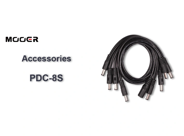 Mooer PDC8S Multi-plug 8 Cable (straight) 