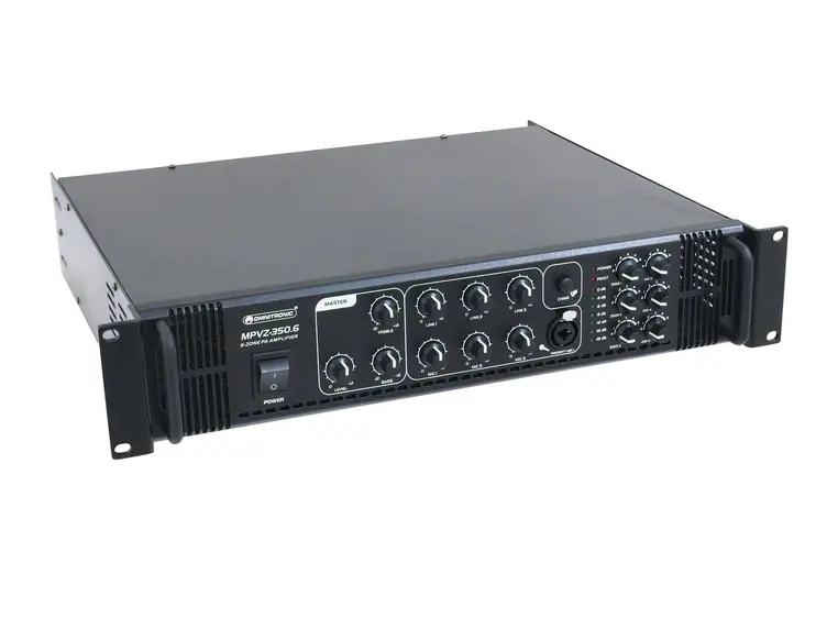 OMNITRONIC MPVZ-350.6 PA Amplifier Mixing Amplifier 