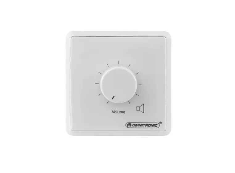 OMNITRONIC PA 10W mono olume Controlle, White 
