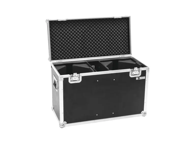 ROADINGER Flightcase 2x LED THA-100F/THA-120PC 