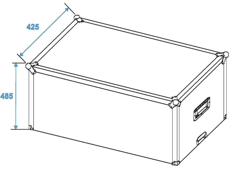 ROADINGER Flightcase ICE-100/ICE-101 