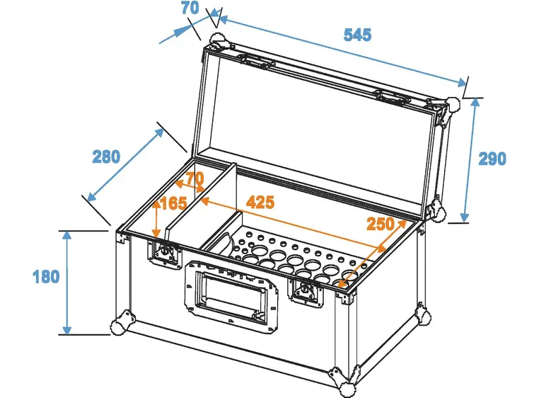 ROADINGER Universal cone adapter case UKAC-50 