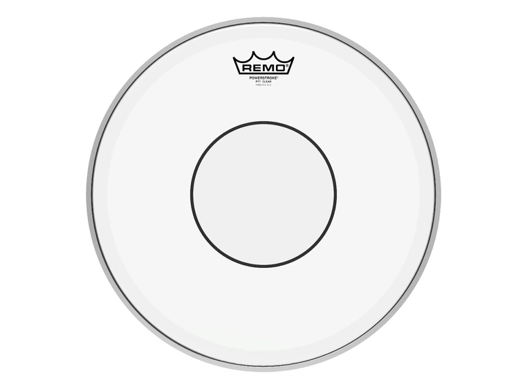Remo P7-0314-C2 Powerstroke 77 Clear 14" Diameter Crimplock Hoop Clear Dot 