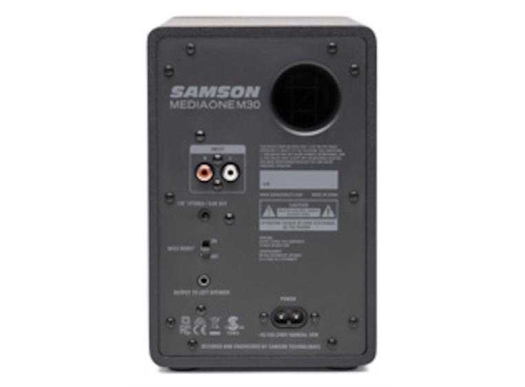 Samson MEDIAONE M30 Multimedia speaker system, 2 x 10W RMS