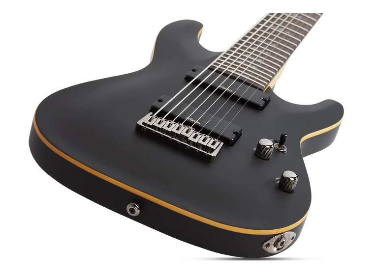 Schecter Demon 8 Aged Black Satin 