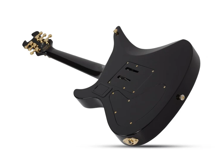 Schecter Synyster Gates Custom S Gloss Black w/Gold Stripes 1742 