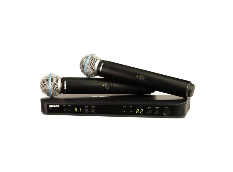 Shure BLX288-B58, dual receiver 2xBeta58 S8 (823-832 MHz) 