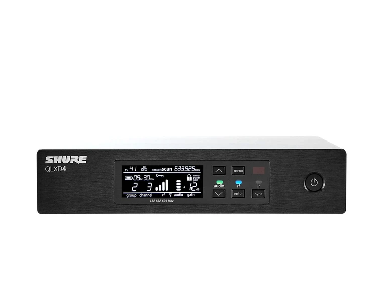 Shure QLXD4 Wireless Receiver H51(534-598 MHz) 