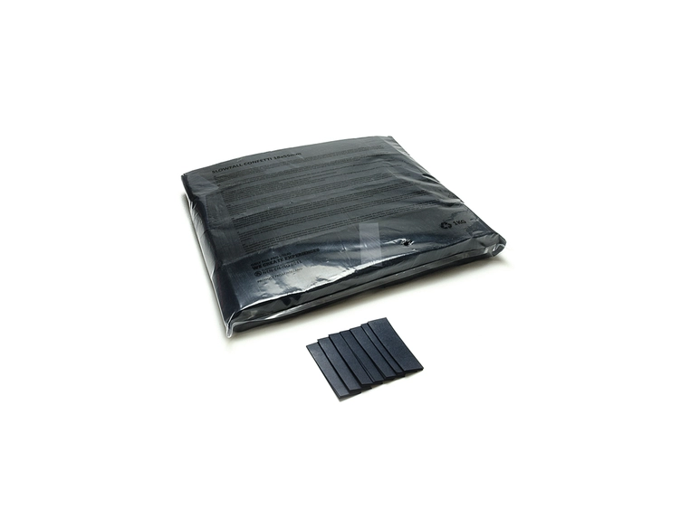 TCM FX Slowfall Konfetti Rektangulær 55x18mm, Sort, 1kg 