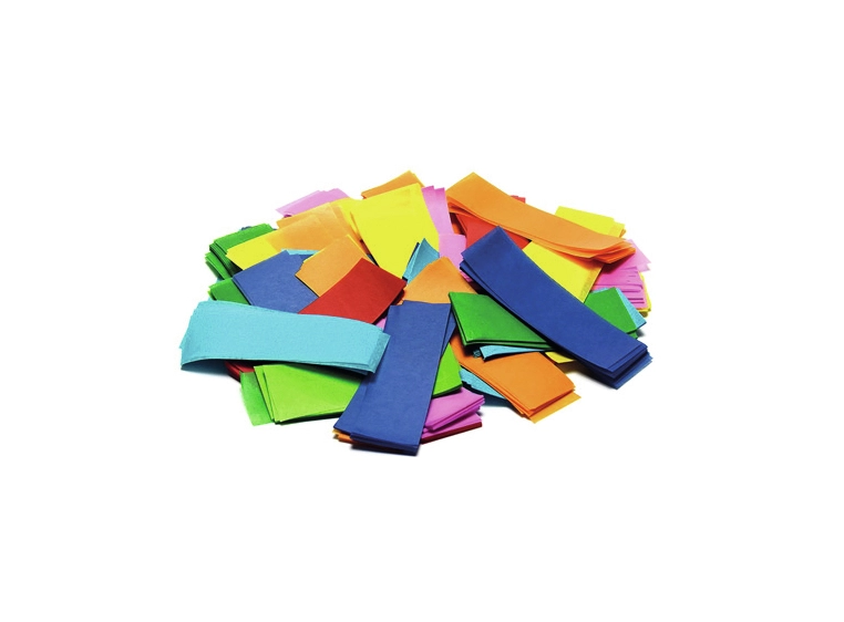 TCM FX Slowfall Konfetti Rektangulær 55x18mm, Sort, 1kg 