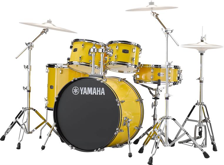 Yamaha Rydeen Trommer m/hardware Mellow Yellow (22, 16, 12, 10, 14)