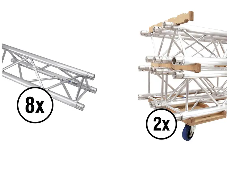 Alutruss Set TRILOCK 6082-2000 & Truss transport board 