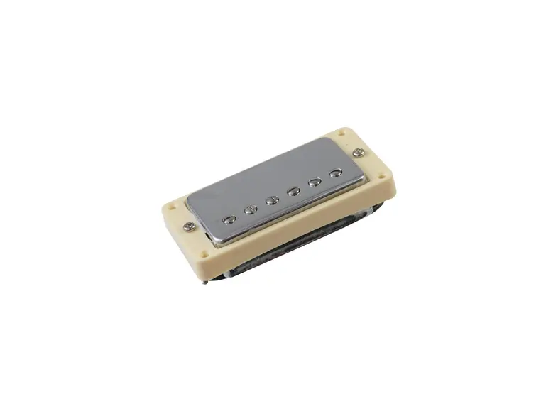 DIMAVERY Humbucker with silvercap w. frame 