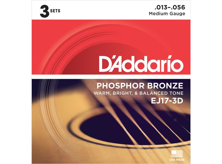 D'Addario EJ17-3D (013-056)
