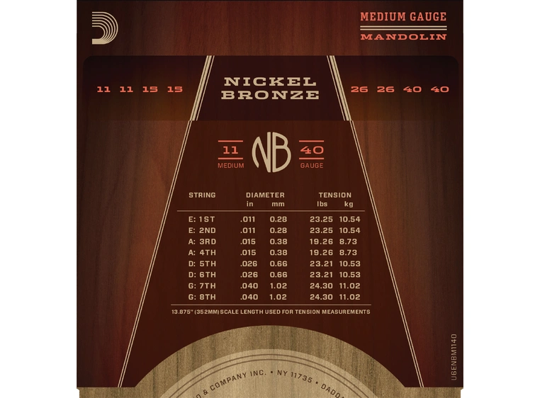 D'Addario NBM1140 