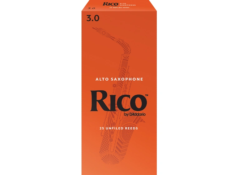 D'Addario RJA2530 Altsaksofon Flis Rico Alto Saxophone 3.0 25 Pack 