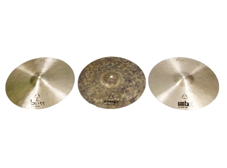 Dream Cymbals Tri Hat Diversity set 14" Bliss top, Contac 