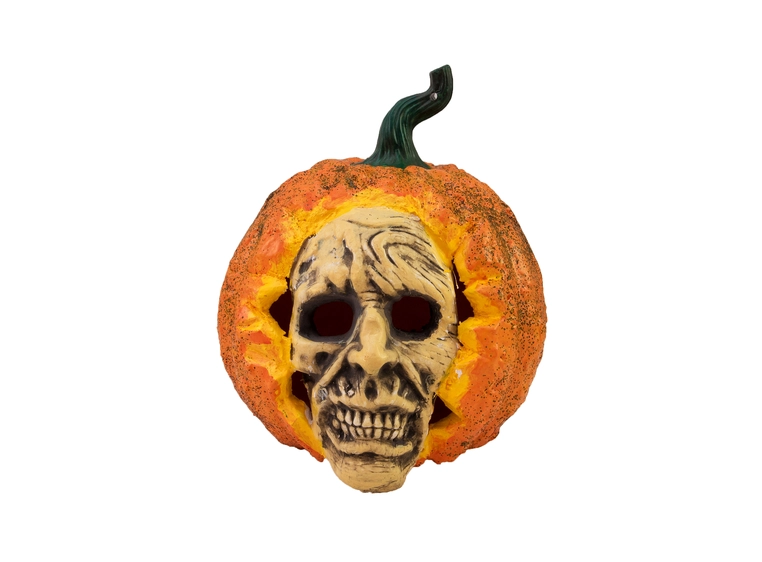 EUROPALMS Halloween Skull Pumpkin, 26cm 