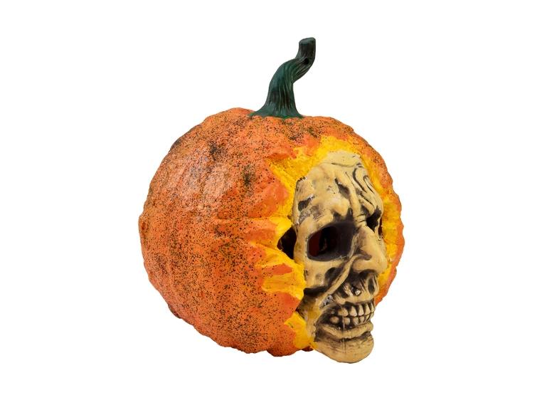 EUROPALMS Halloween Skull Pumpkin, 26cm 