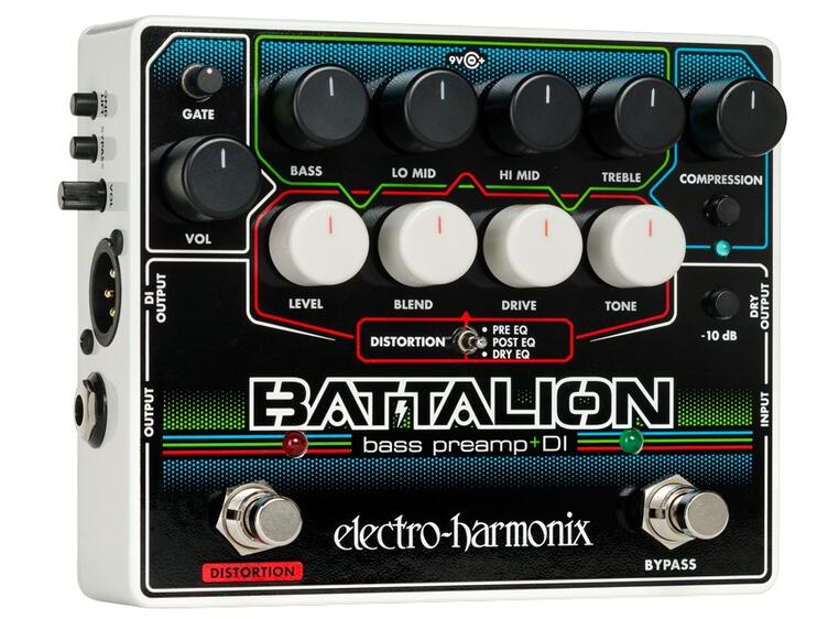 Electro-Harmonix Battalion Basspreamp + DI