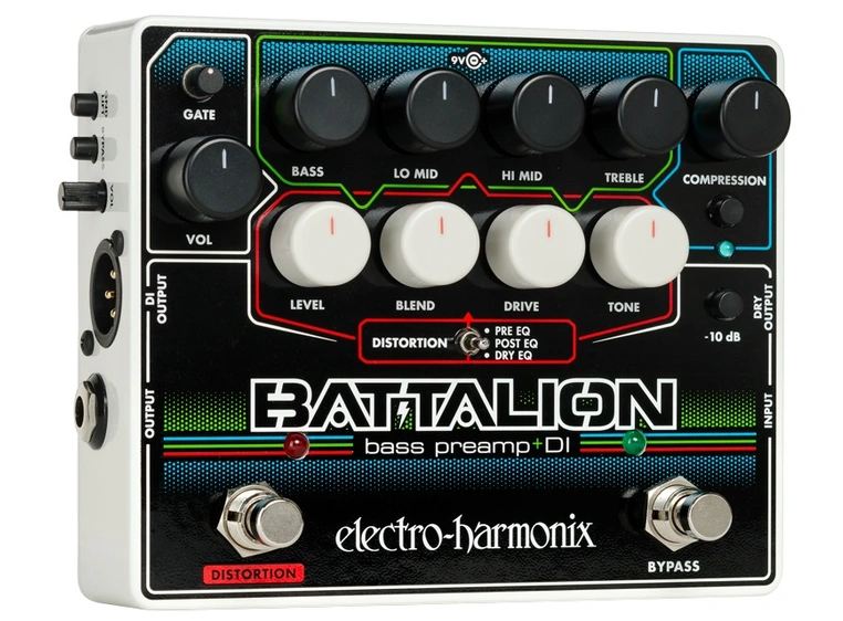 Electro-Harmonix Battalion Basspreamp + DI 