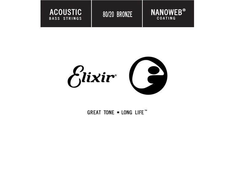 Elixir 15765 Nanoweb 0.065 Acoustic bass string 