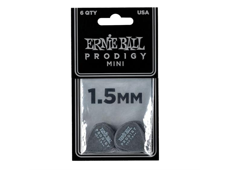 Ernie Ball EB-9200 Prodigy pick, Black 3S,6PK High Perfromance Guitar Pick