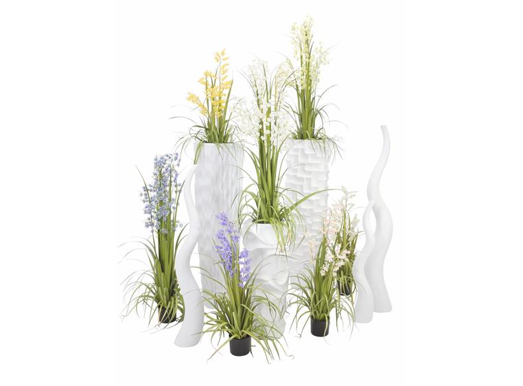 Europalms Design vase WAVE-150, white