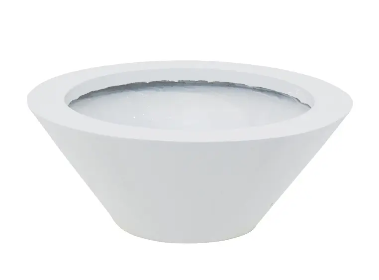 Europalms LEICHTSIN BOWL-15, shiny-white 