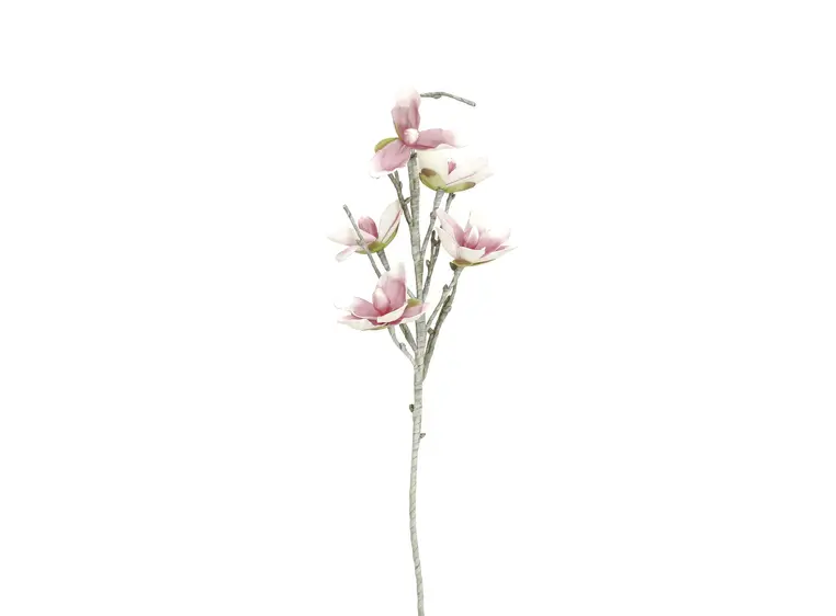 Europalms Magnolia branch (EVA) white pink 