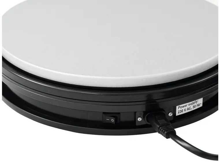 Europalms Rotary Plate 25cm up to 25kg silver 