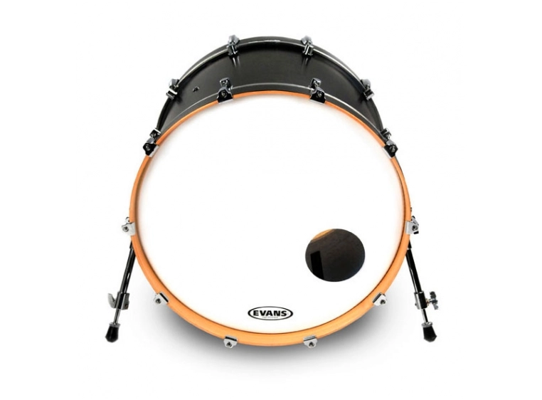 Evans BD24RSW 24 EQ3 Reson. Sm.White Basstrommeskinn 