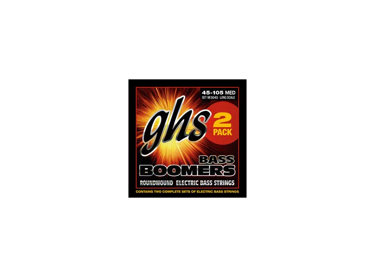 GHS ML3045 2-Pack Bass Boomers (045-100) 