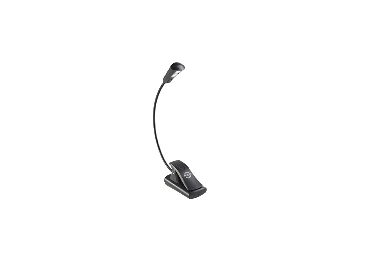 K&M 12242 Music stand light 2 LED Sort, FlexLight  Inc. 3x(AAA) 