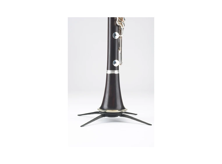K&M 15222 Clarinet stand, black plastic peg, fits A and B clarinets 