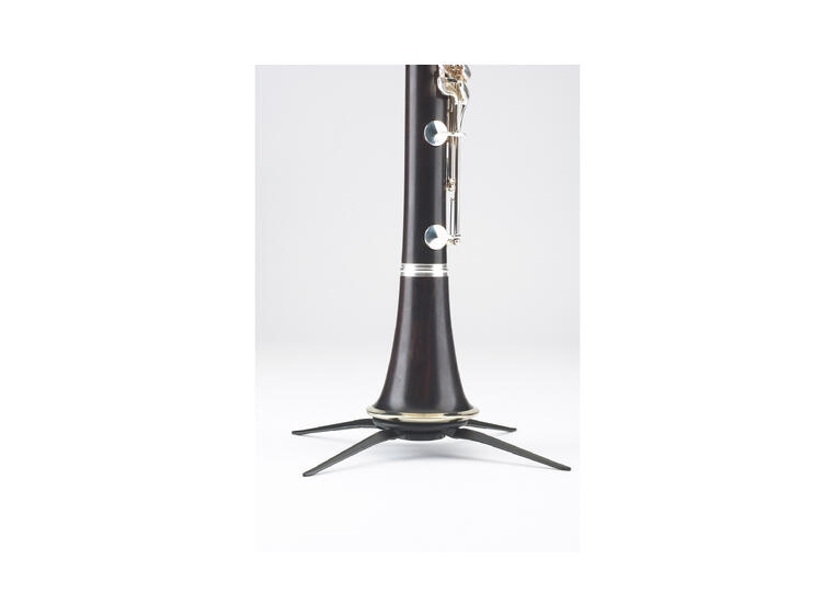 K&M 15222 Klarinettstativ Sort Plastikk peg, Passer A og B klarinetter