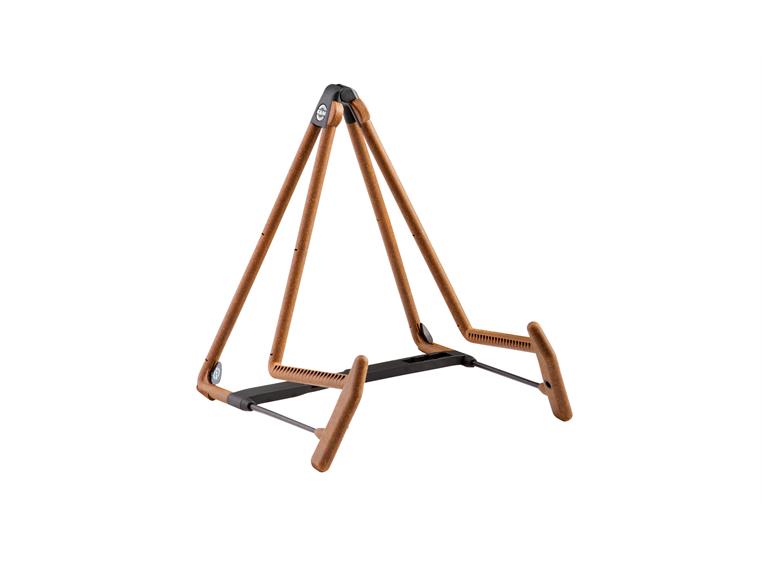 K&M 17580 A-guitar stand »Heli 2«, cork For storage and transport, folds flat