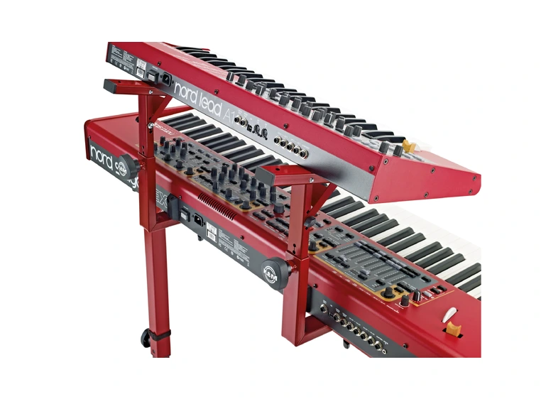 K&M 18811 Stacker, ruby red use a second keyboard or laptop w/18811 