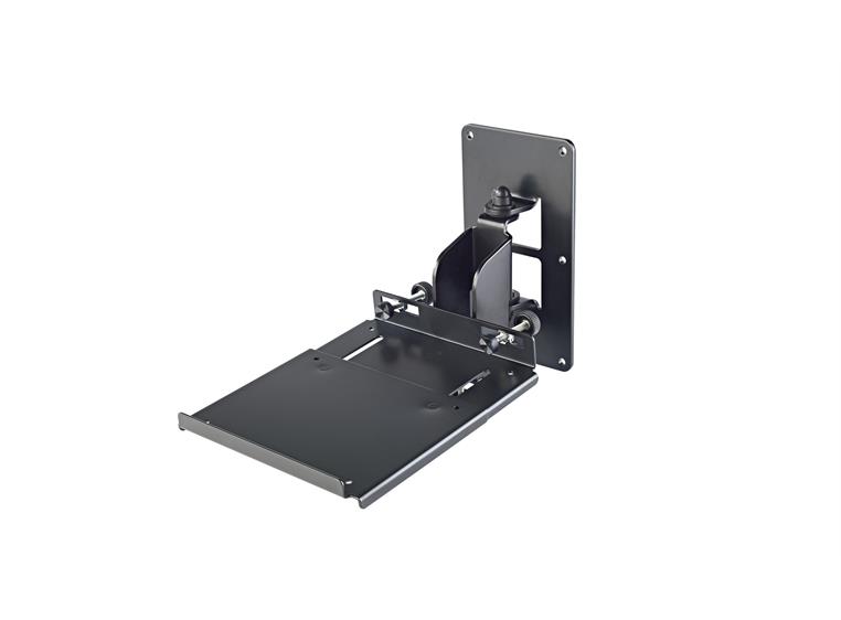 K&M 24171 Speaker wall mount with sheet Black, for monitors, up to 15 kg.