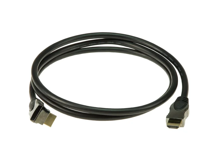 Klotz HA-HA-A3 HDMI High Speed UHD 4k Ethernet kabel m/en vinkel 3m 