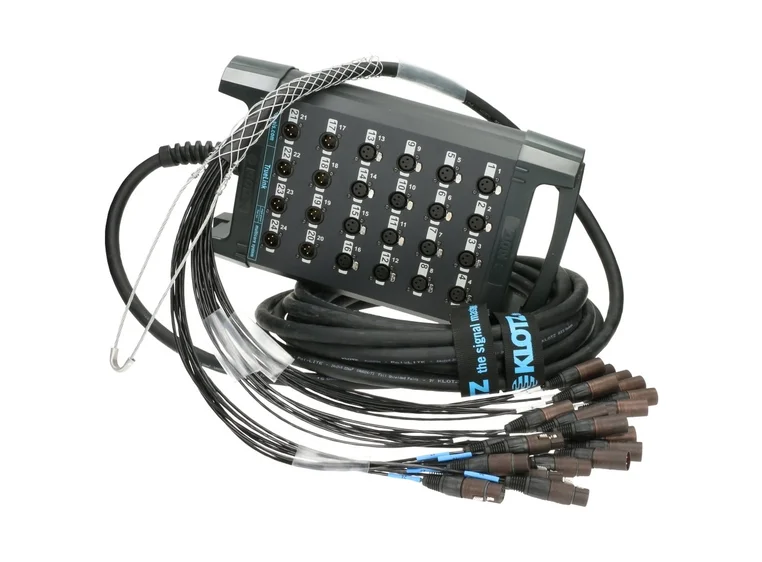 Klotz TL2U168X20 Truelink 24 kanaler XLR/XLR 16 inn/8 ut 20m 